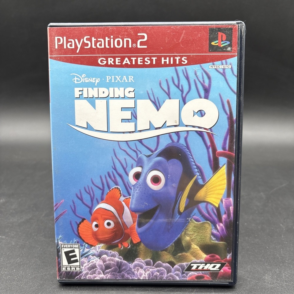 Finding Nemo Greatest Hits PS2 Tested w/ manual